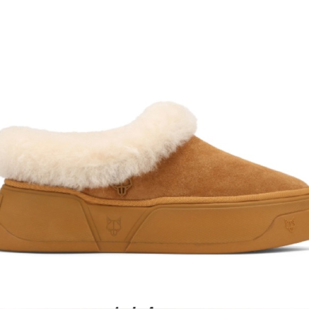 Naked Wolfe Men Shearling Slipper NEW